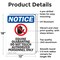 Signmission Equine Quarantine, 12 in W x Rectangle, Aluminum OS-2PACK-NS-A-1218-V-15639 - alternate 3